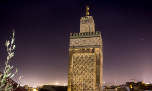 Bou Inania Madrasa minaret Fez